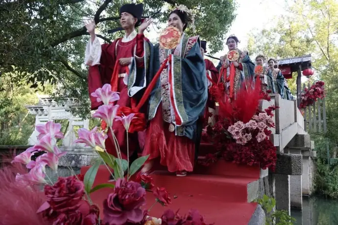 西溪水乡婚俗