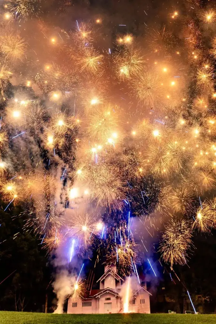 无锡荣氏梅园烟火