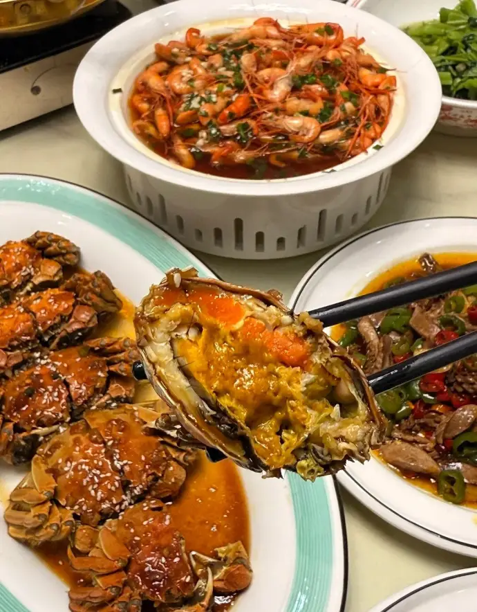 秘制熟醉蟹