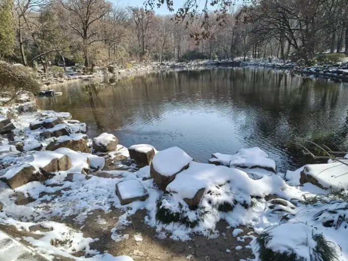 万工池冬季