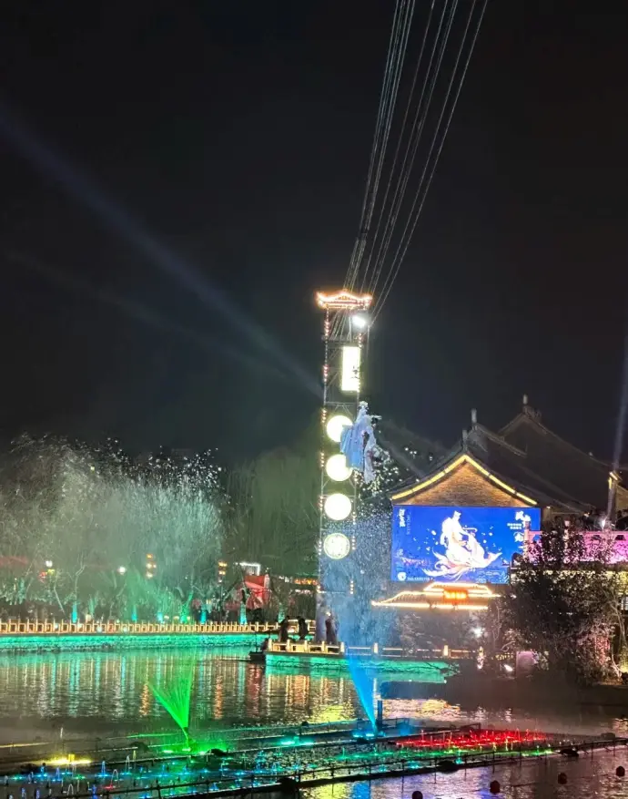 河下古镇音乐喷泉