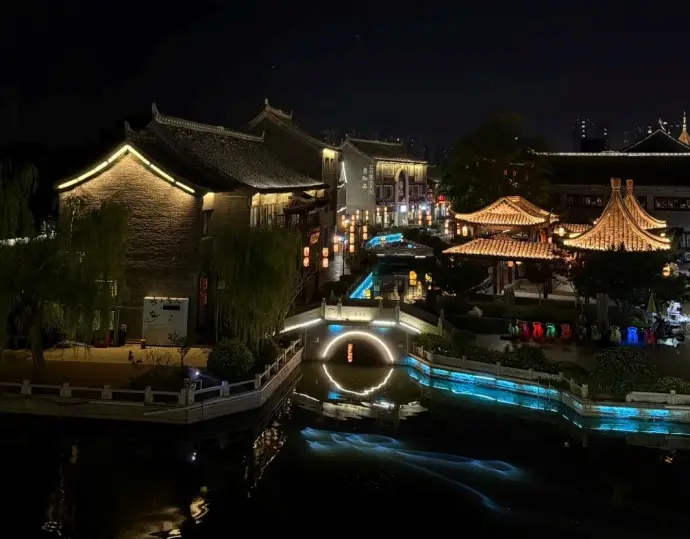 河下古镇夜景
