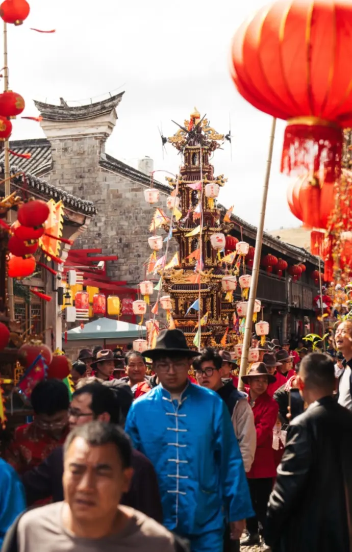 前童古镇元宵行会
