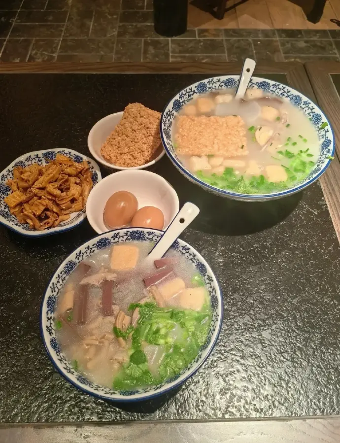 鸭血粉丝汤全套